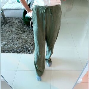 Zara Lounge Pants - Olive Green